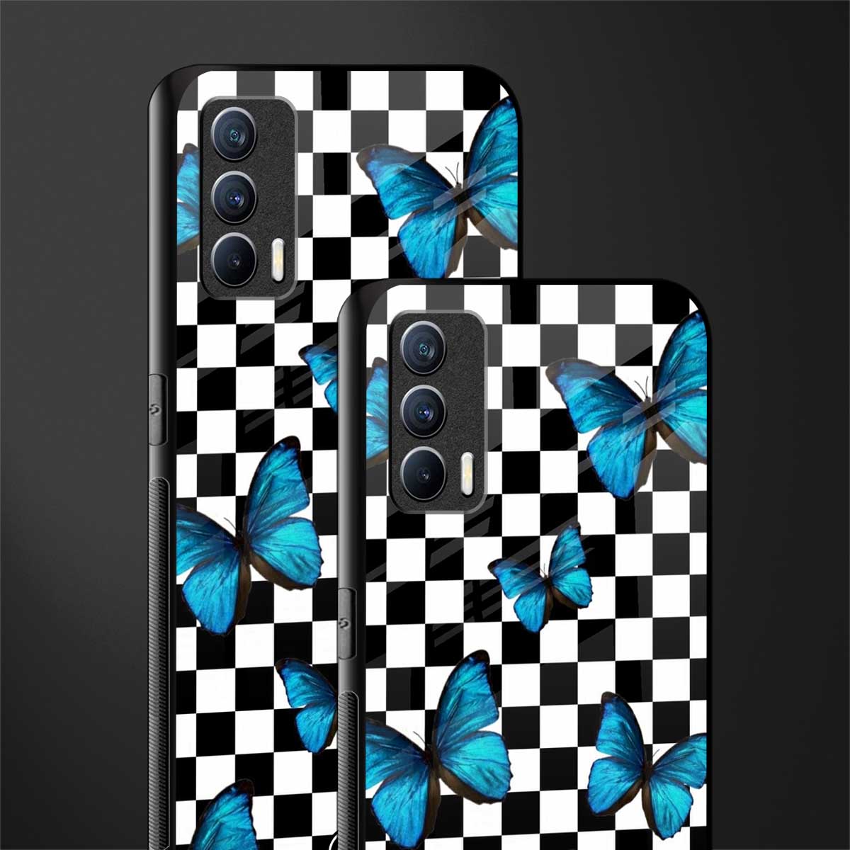 gimme butterflies glass case for realme x7 image-2