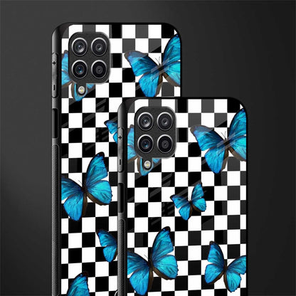 gimme butterflies glass case for samsung galaxy m12 image-2