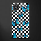 gimme butterflies glass case for samsung galaxy a12 image