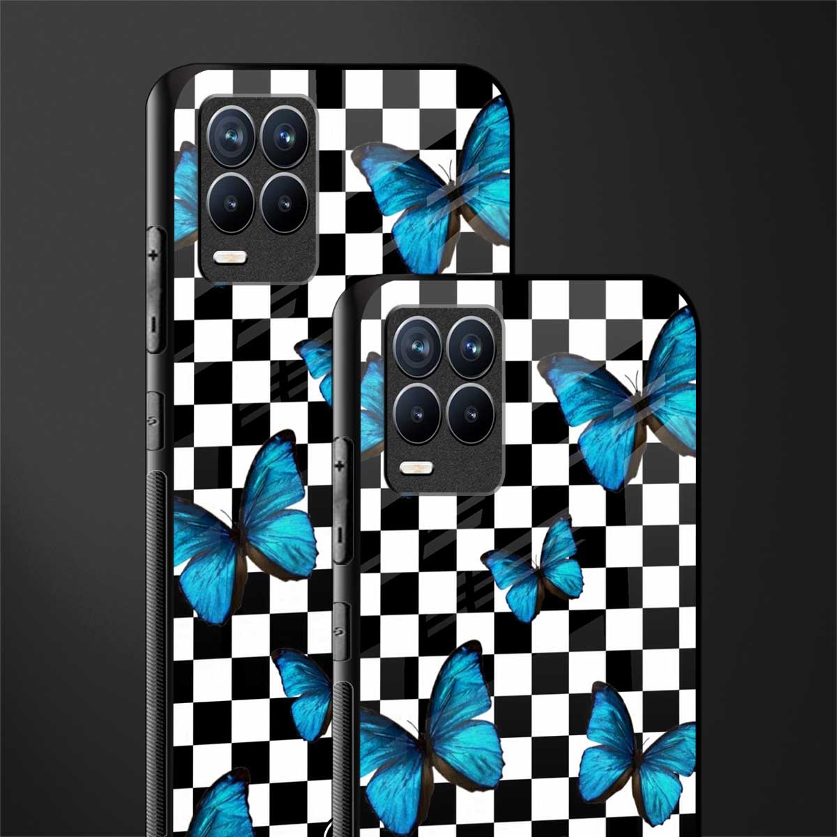 gimme butterflies glass case for realme 8 pro image-2