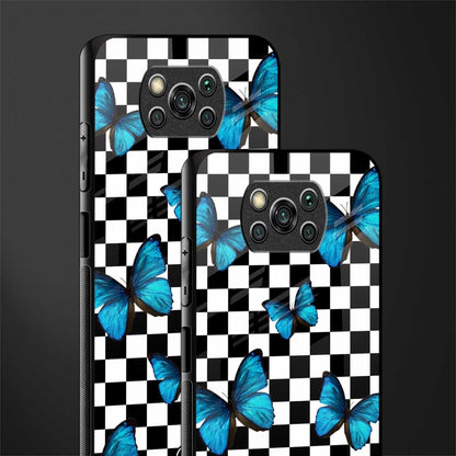 gimme butterflies glass case for poco x3 pro image-2