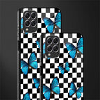 gimme butterflies glass case for samsung galaxy f62 image-2