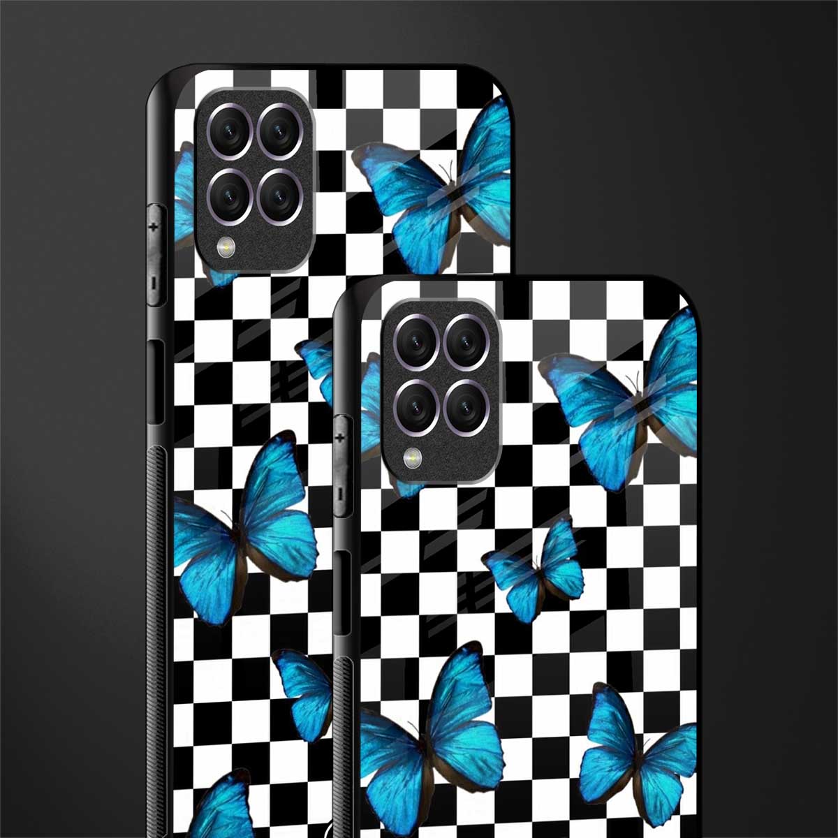 gimme butterflies glass case for samsung galaxy f62 image-2