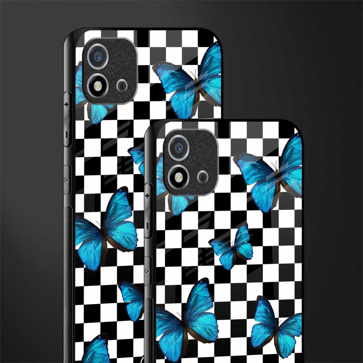 gimme butterflies glass case for realme c20 image-2