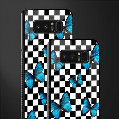 gimme butterflies glass case for samsung galaxy note 8 image-2