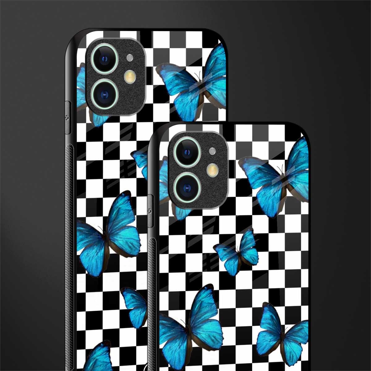 gimme butterflies glass case for iphone 12 mini image-2