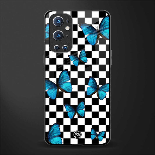 gimme butterflies glass case for oneplus 9 pro image