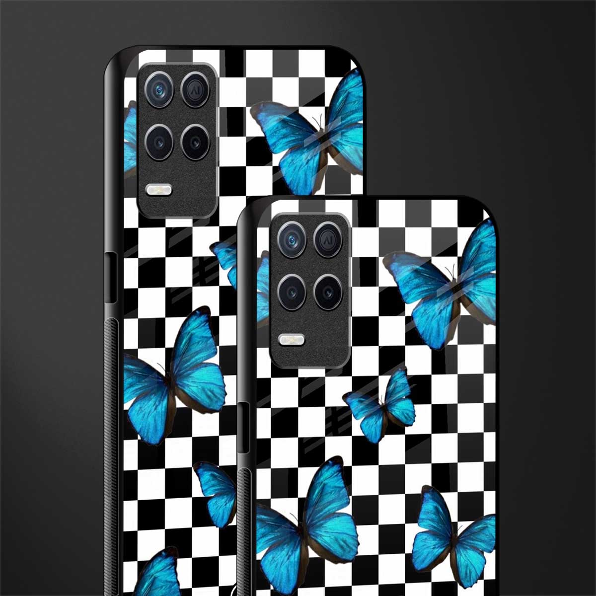 gimme butterflies glass case for realme narzo 30 5g image-2