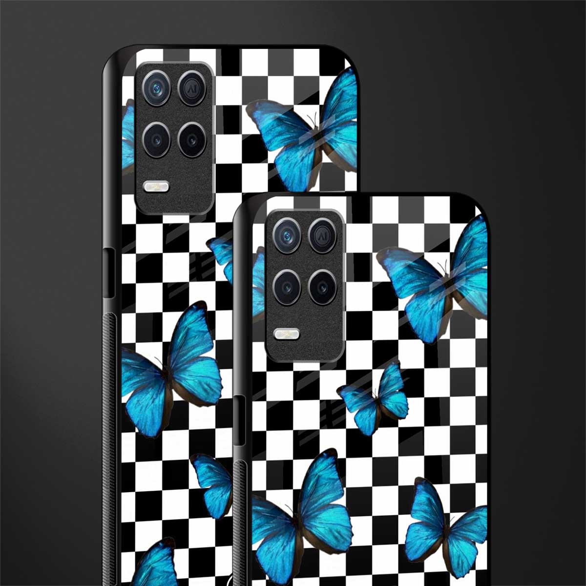gimme butterflies glass case for realme 8 5g image-2