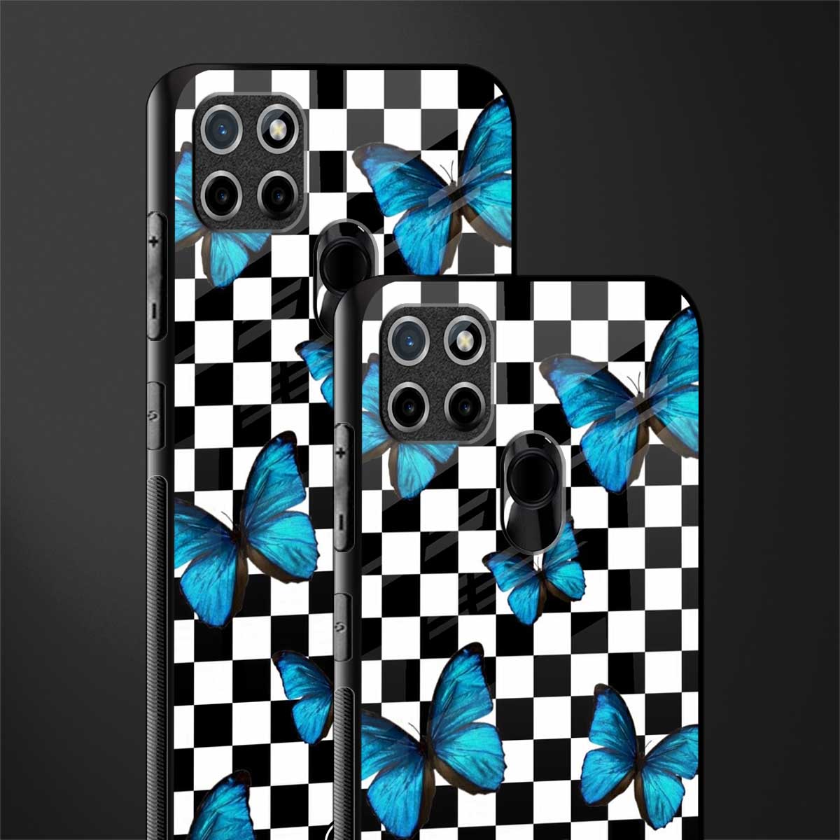 gimme butterflies glass case for realme c21 image-2
