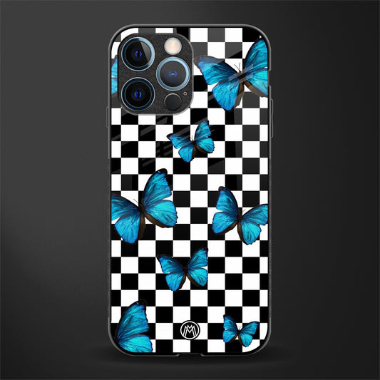 gimme butterflies glass case for iphone 12 pro image