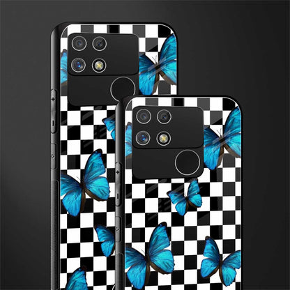 gimme butterflies back phone cover | glass case for realme narzo 50a