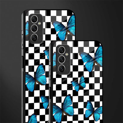 gimme butterflies glass case for samsung galaxy m52 5g image-2