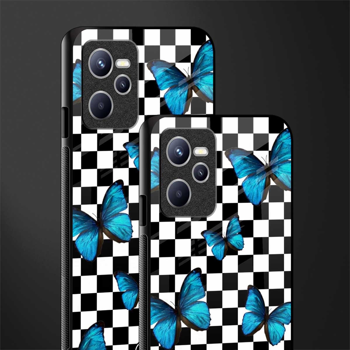 gimme butterflies glass case for realme c35 image-2