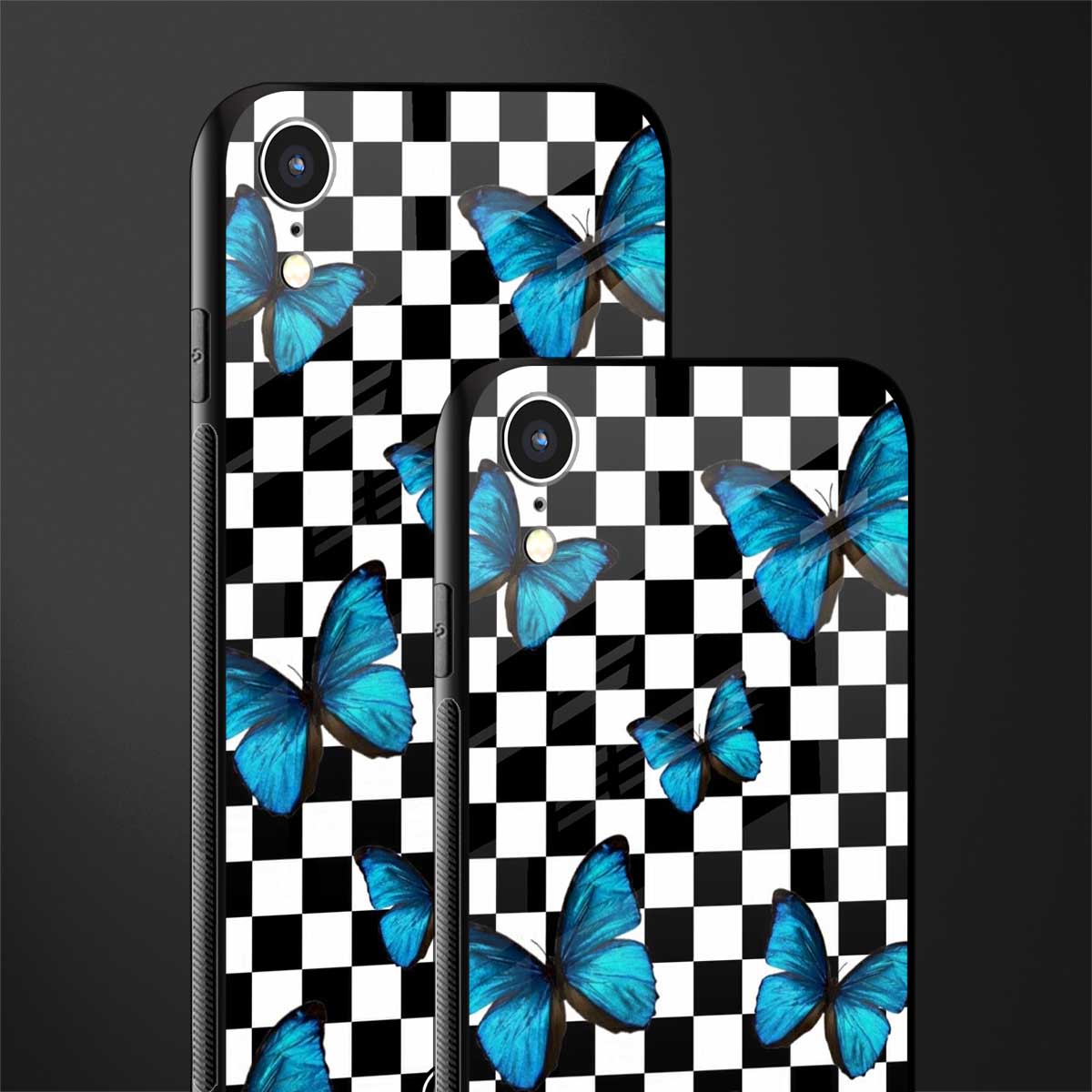 gimme butterflies glass case for iphone xr image-2