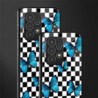 gimme butterflies back phone cover | glass case for samsung galaxy a53 5g