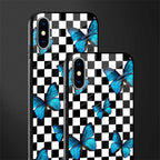 gimme butterflies glass case for iphone xs image-2