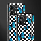 gimme butterflies back phone cover | glass case for oppo f21 pro 4g