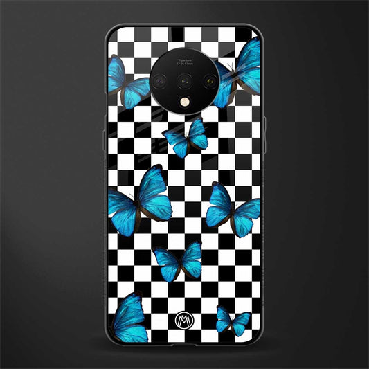 gimme butterflies glass case for oneplus 7t image