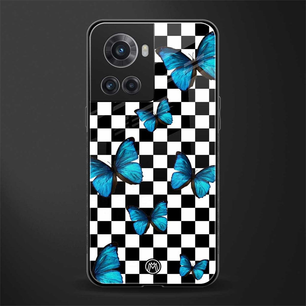 gimme butterflies back phone cover | glass case for oneplus 10r 5g