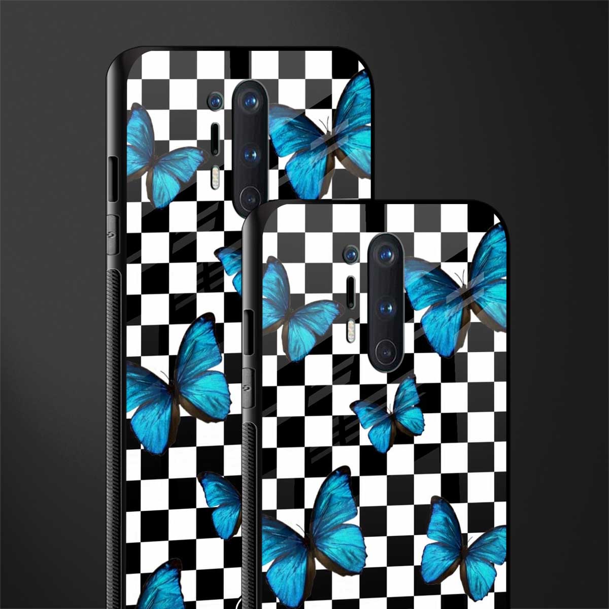gimme butterflies glass case for oneplus 8 pro image-2