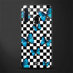 gimme butterflies glass case for samsung a21 image
