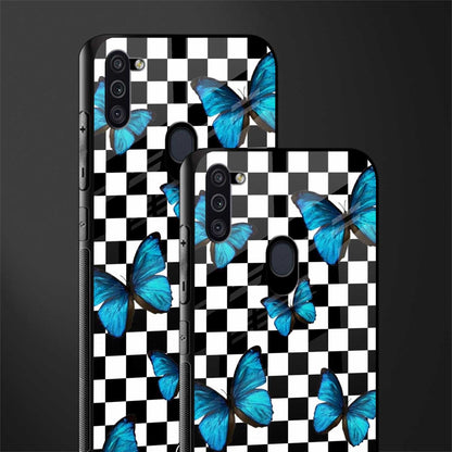 gimme butterflies glass case for samsung a11 image-2