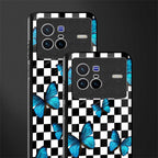 gimme butterflies glass case for vivo x80 image-2