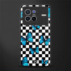 gimme butterflies glass case for vivo x80 image