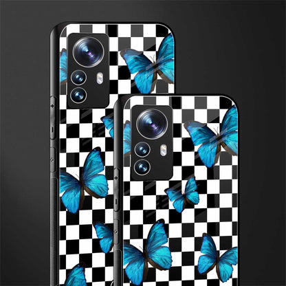 gimme butterflies back phone cover | glass case for xiaomi 12 pro