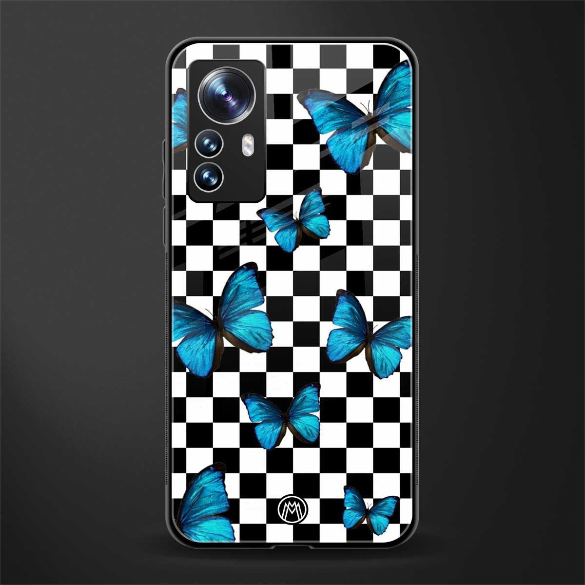 gimme butterflies back phone cover | glass case for xiaomi 12 pro