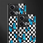gimme butterflies back phone cover | glass case for oppo reno 8 pro