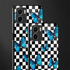 gimme butterflies back phone cover | glass case for vivo y72