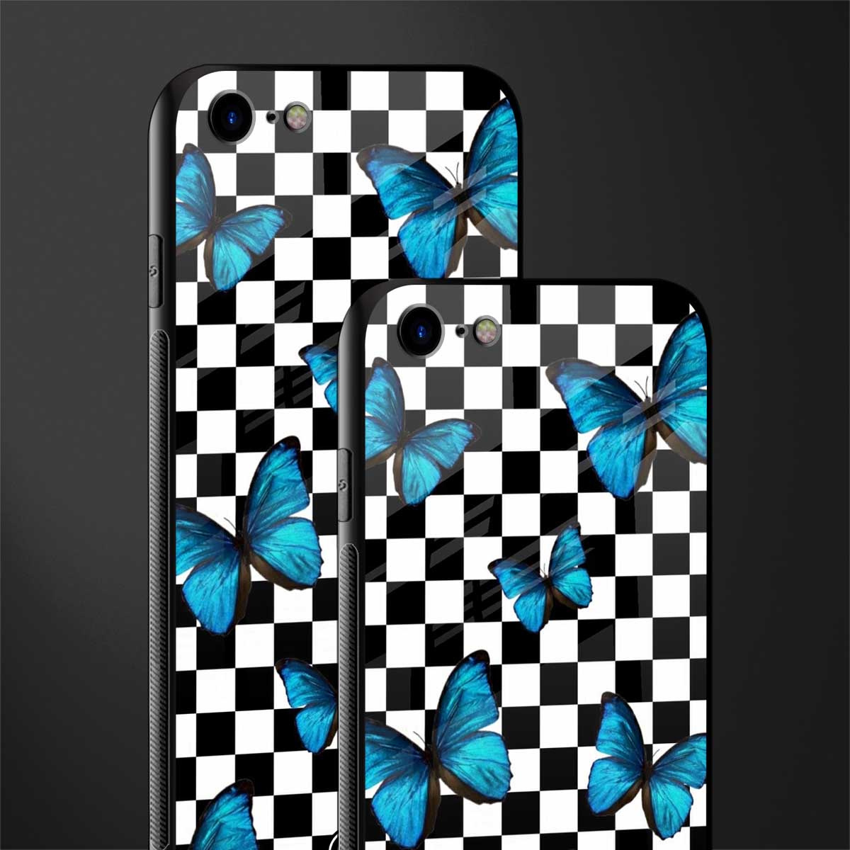 gimme butterflies glass case for iphone se 2020 image-2