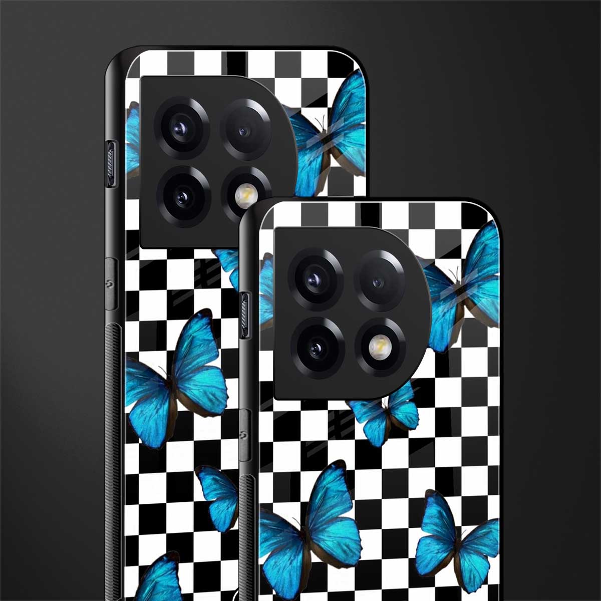 gimme butterflies back phone cover | glass case for oneplus 11