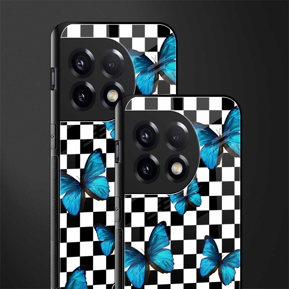 gimme butterflies back phone cover | glass case for oneplus 11r