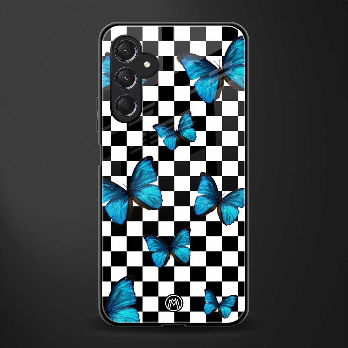 gimme butterflies back phone cover | glass case for samsun galaxy a24 4g
