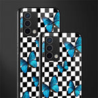gimme butterflies back phone cover | glass case for oppo a74 4g