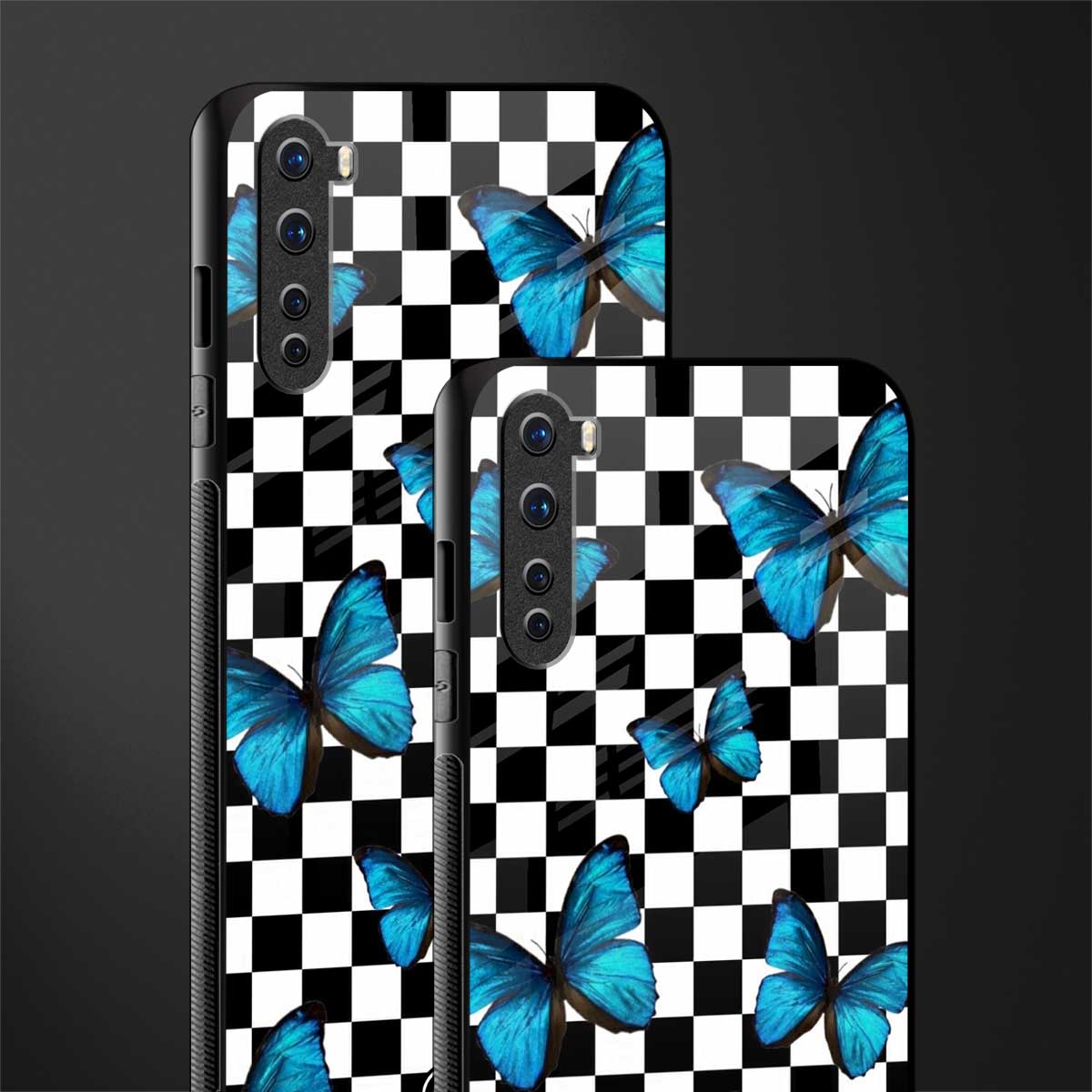 gimme butterflies glass case for oneplus nord ac2001 image-2