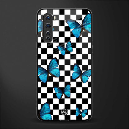 gimme butterflies glass case for oneplus nord ac2001 image