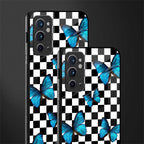 gimme butterflies glass case for oneplus 9rt image-2