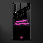 girls don't dress for boys glass case for samsung galaxy a70s image