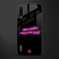 girls don't dress for boys glass case for mi a3 redmi a3 image