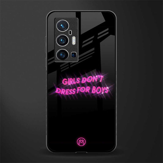 girls don't dress for boys glass case for vivo x70 pro plus image