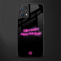 girls don't dress for boys glass case for realme 9 4g image
