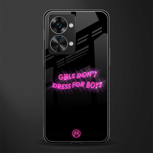 girls don't dress for boys glass case for phone case | glass case for oneplus nord 2t 5g