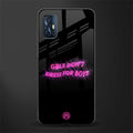 girls don't dress for boys glass case for vivo v17 image