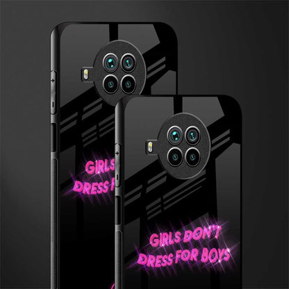 girls don't dress for boys glass case for mi 10i image-2