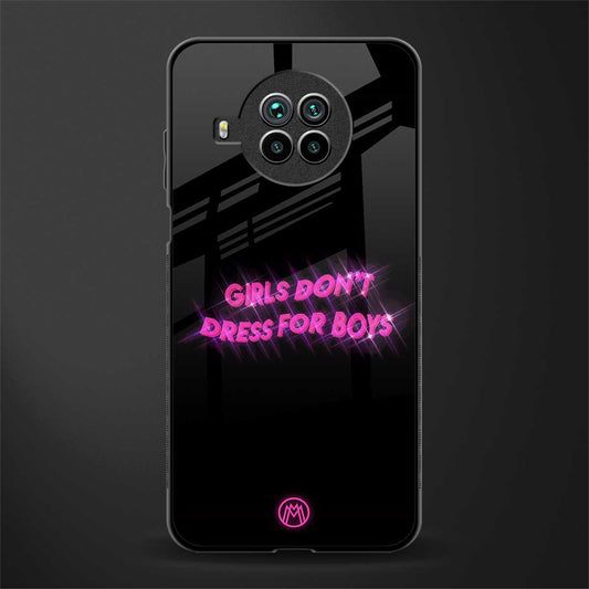 girls don't dress for boys glass case for mi 10i image