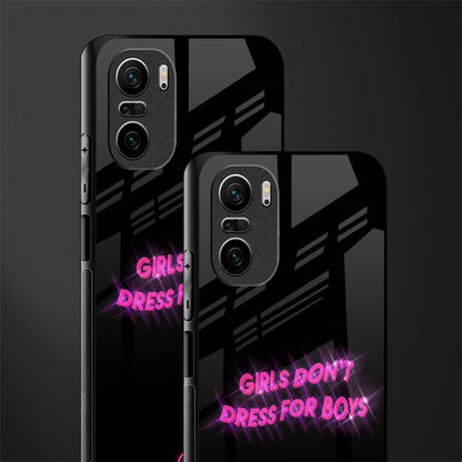 girls don't dress for boys glass case for mi 11x 5g image-2